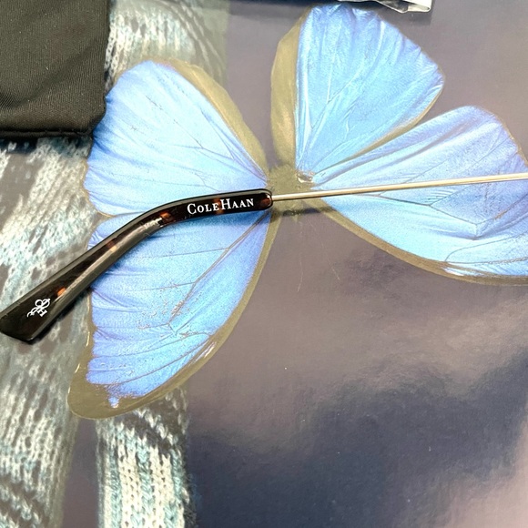 Authentic Cole Haan Aviator Gold Brushed frame Sunglasses - Picture 10 of 10